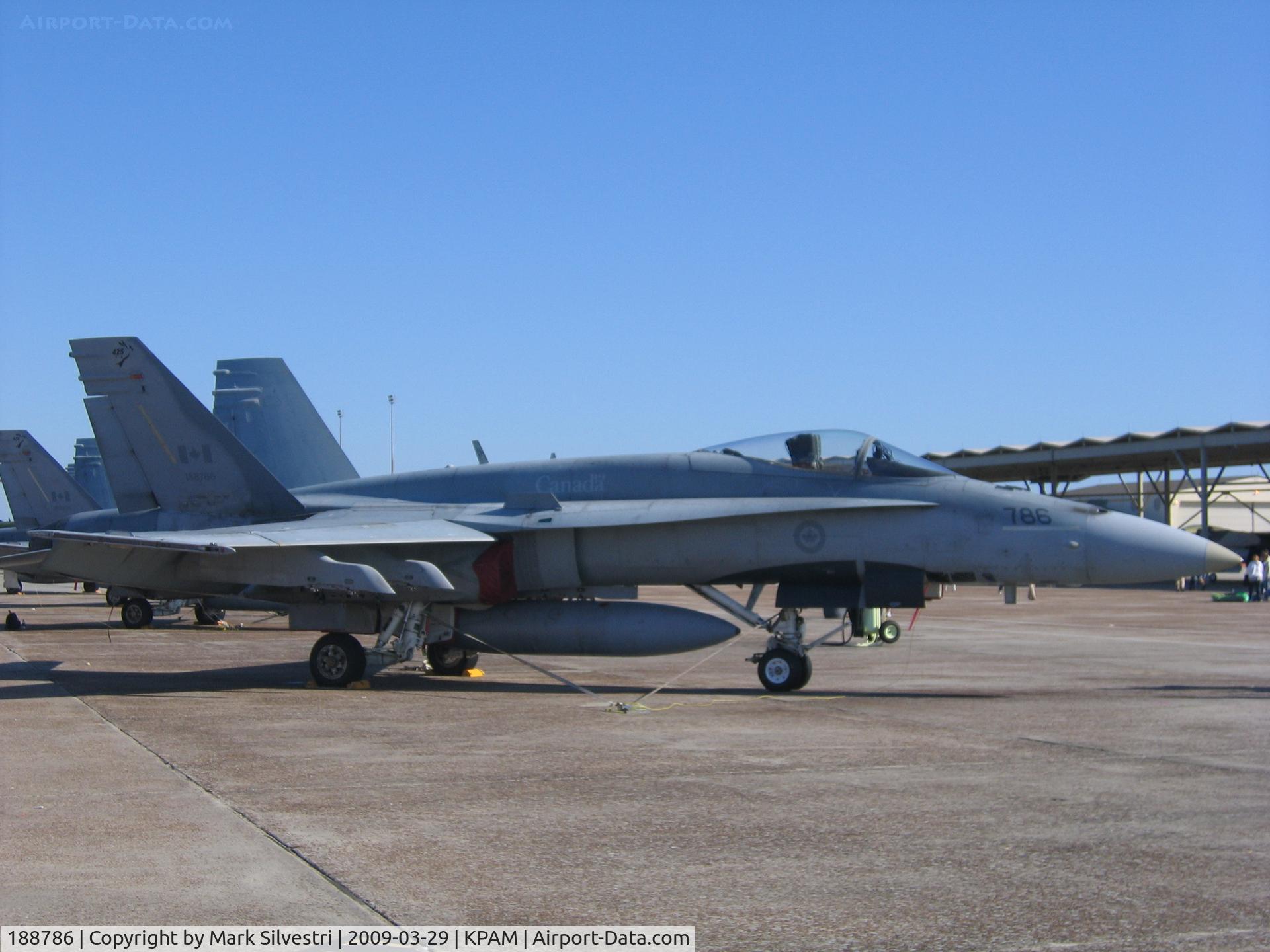 188786, 1987 McDonnell Douglas CF-188A Hornet C/N 0585/A493, 2009 Tyndall AFB Airshow