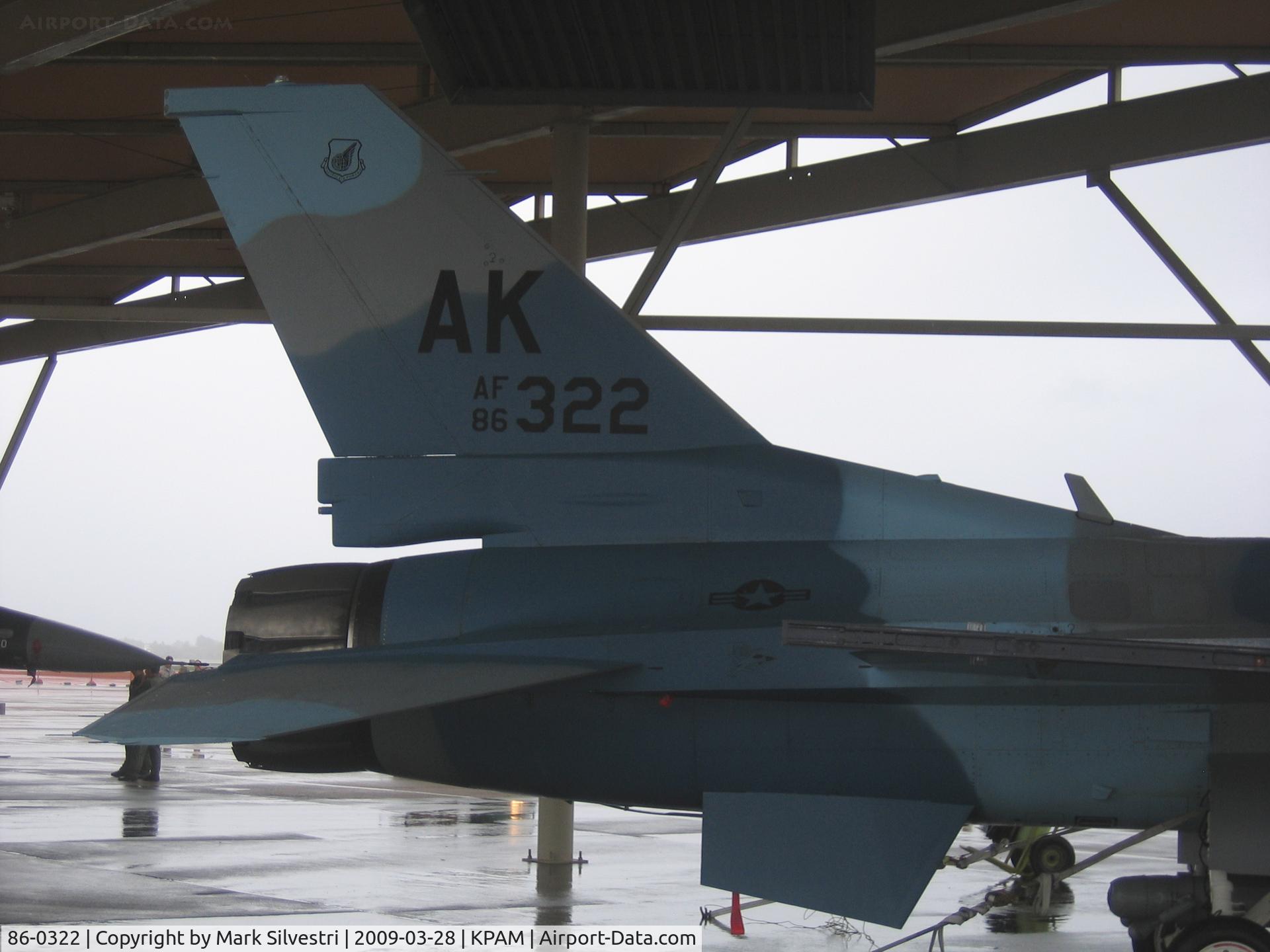 86-0322, 1986 General Dynamics F-16C Fighting Falcon C/N 5C-428, 2009 Tyndall AFB Airshow