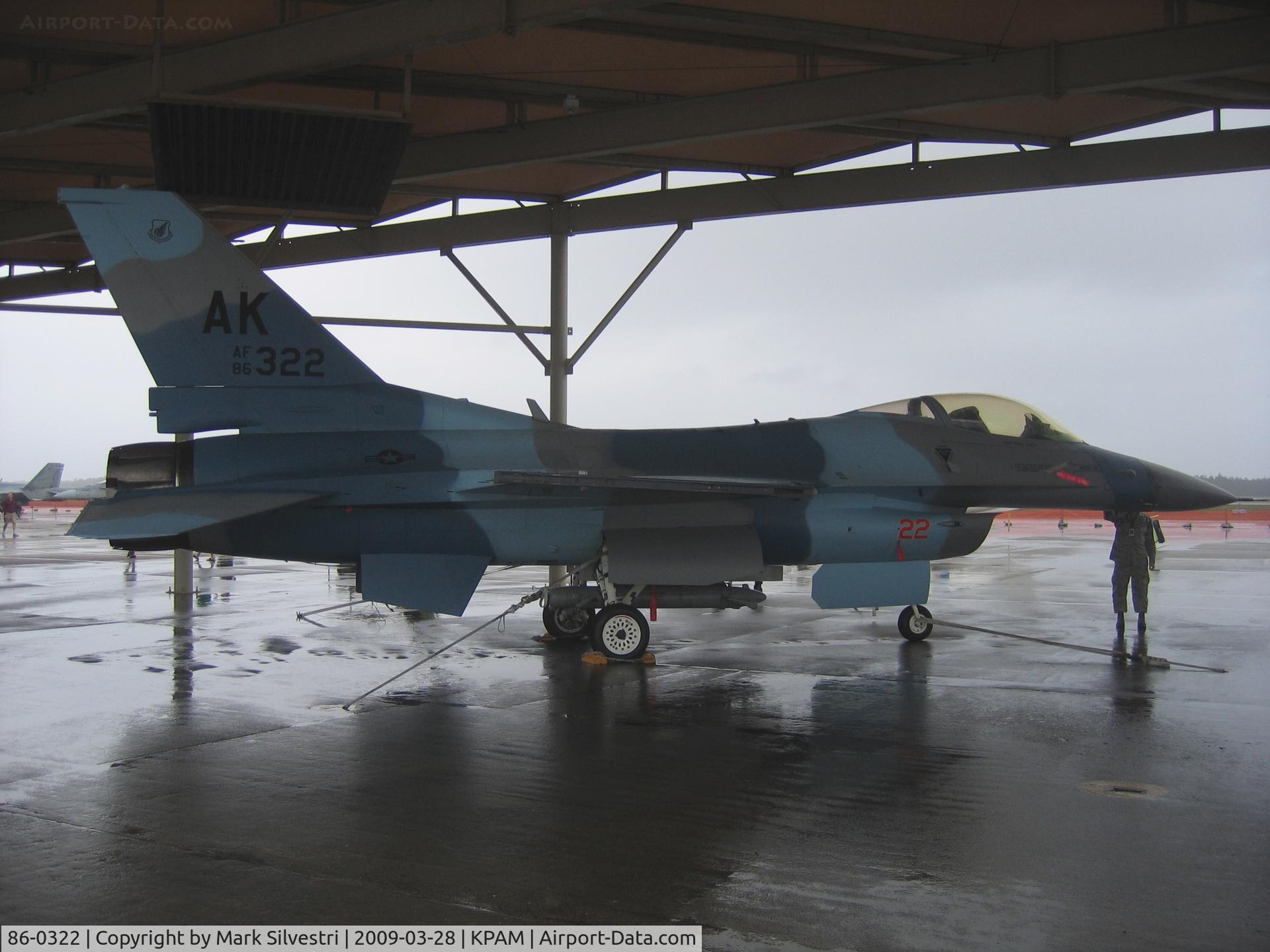 86-0322, 1986 General Dynamics F-16C Fighting Falcon C/N 5C-428, 2009 Tyndall AFB Airshow