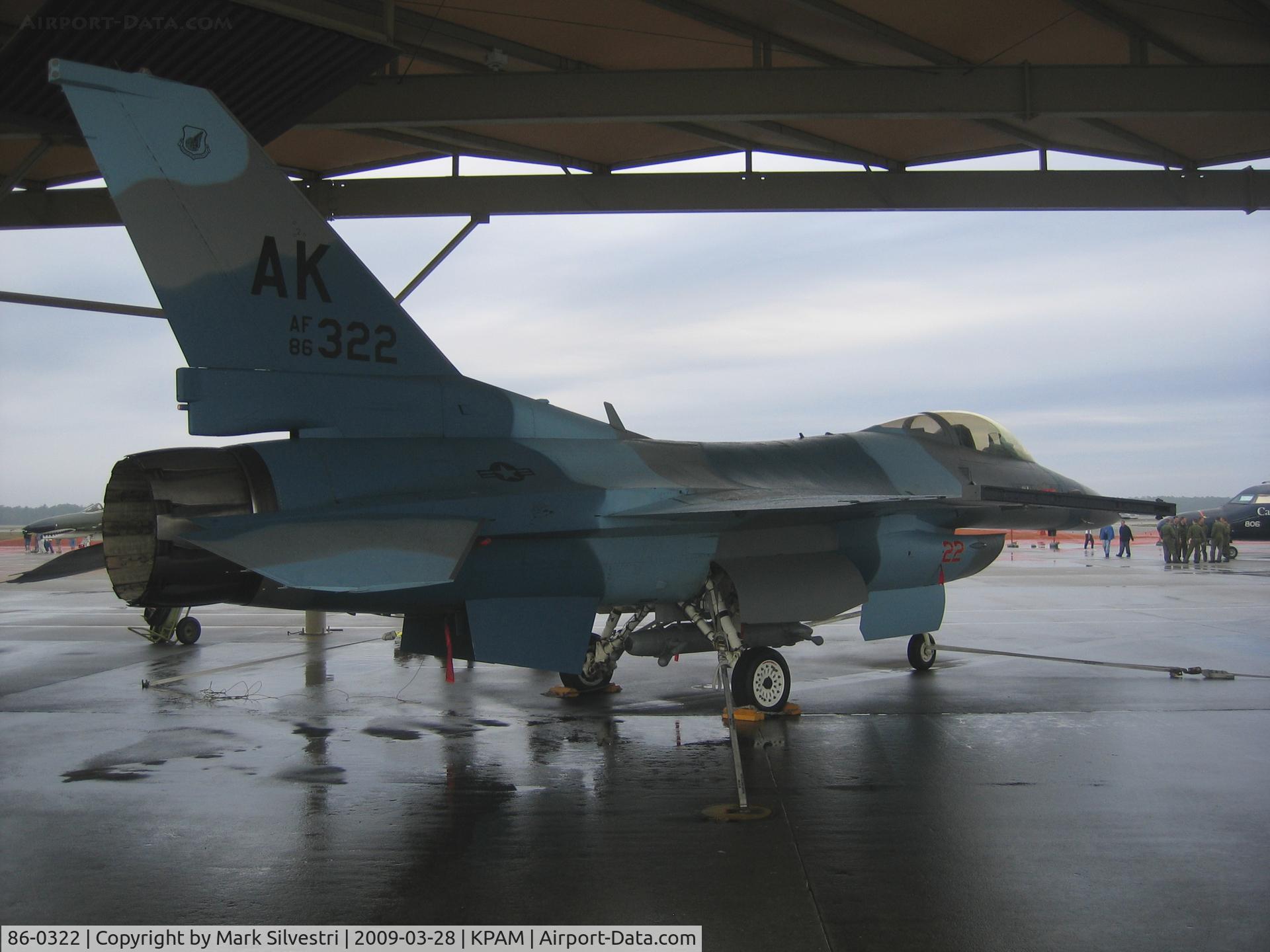 86-0322, 1986 General Dynamics F-16C Fighting Falcon C/N 5C-428, 2009 Tyndall AFB Airshow