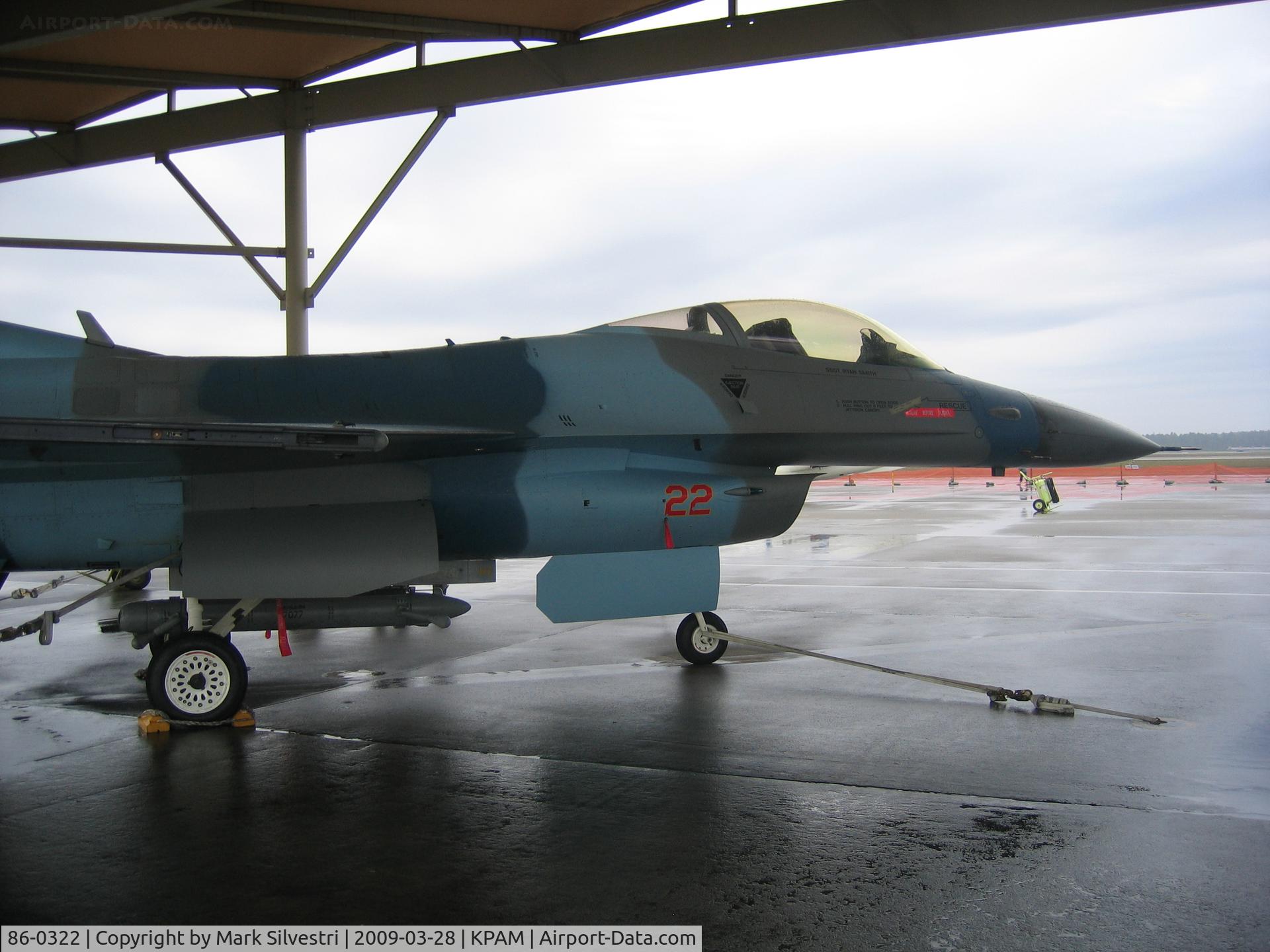 86-0322, 1986 General Dynamics F-16C Fighting Falcon C/N 5C-428, 2009 Tyndall AFB Airshow