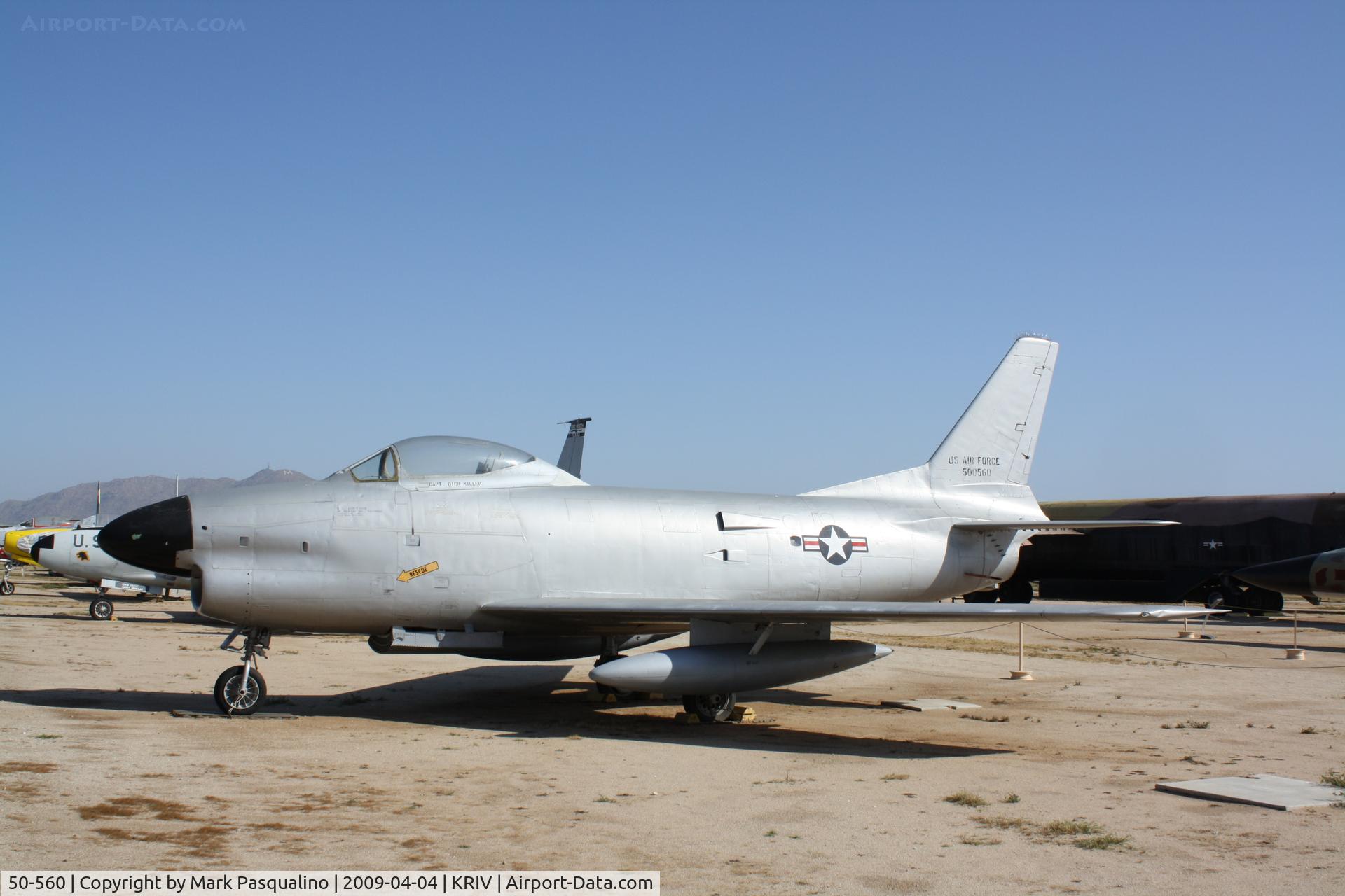 50-560, 1950 North American F-86L Sabre C/N 165-106, North American F-86L