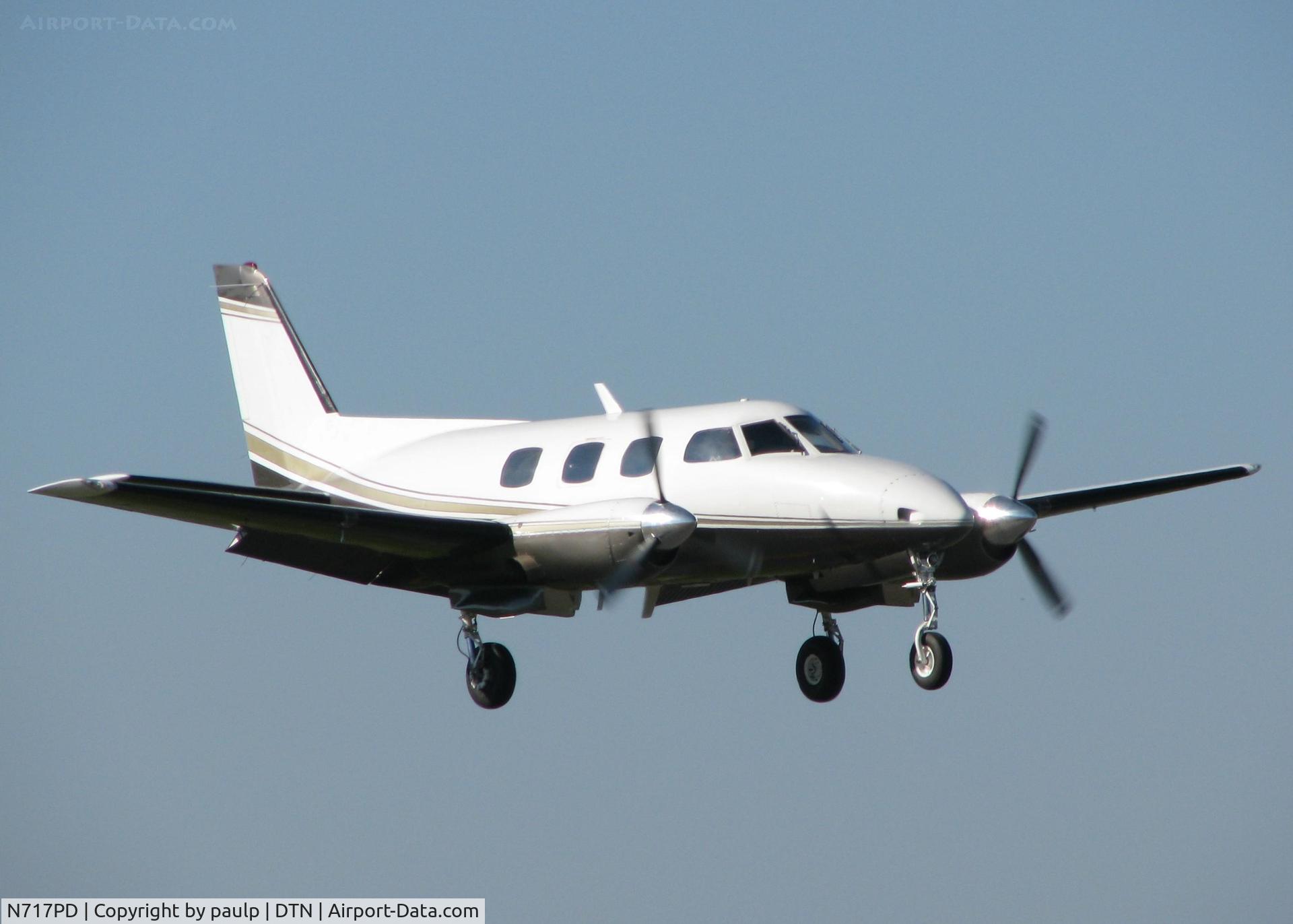 N717PD, Swearingen SA-26AT Merlin IIB C/N T26-178, Landing on runway 14 at the Shreveport Downtown airport.