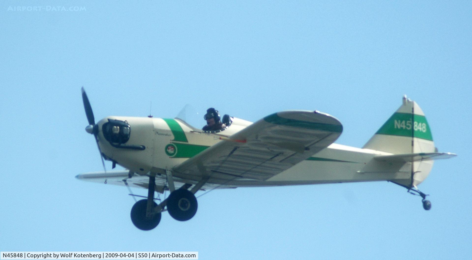 N45848, Bowers Fly Baby C/N 620, on final