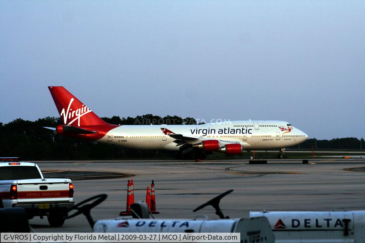 G-VROS, 2001 Boeing 747-443 C/N 30885, Virgin 747-400