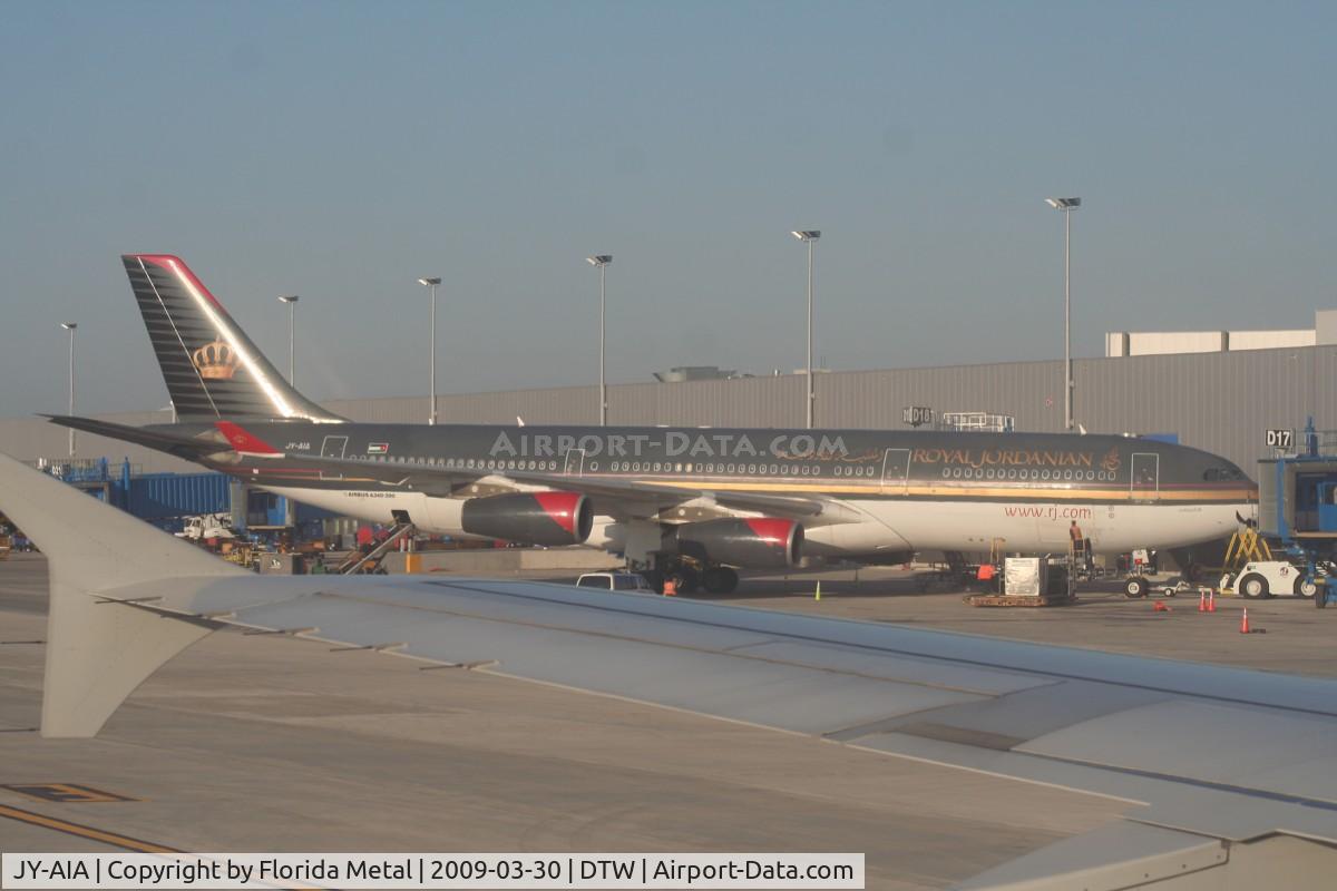 JY-AIA, 1993 Airbus A340-211 C/N 038, Royal Jordanian A340-200