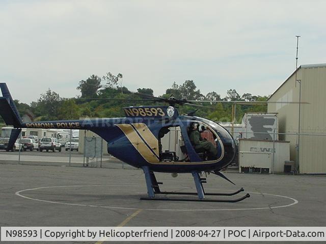 N98593, 1967 Hughes OH-6A Cayuse C/N 0978, Settled and cooling down