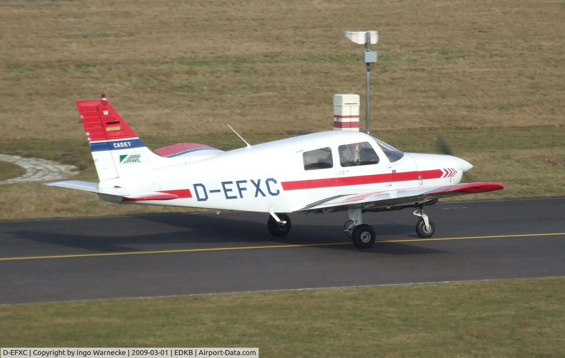 D-EFXC, Piper PA-28-161 Cadet C/N 2841051, Piper PA-28-161 Cadet at Bonn-Hangelar airfield