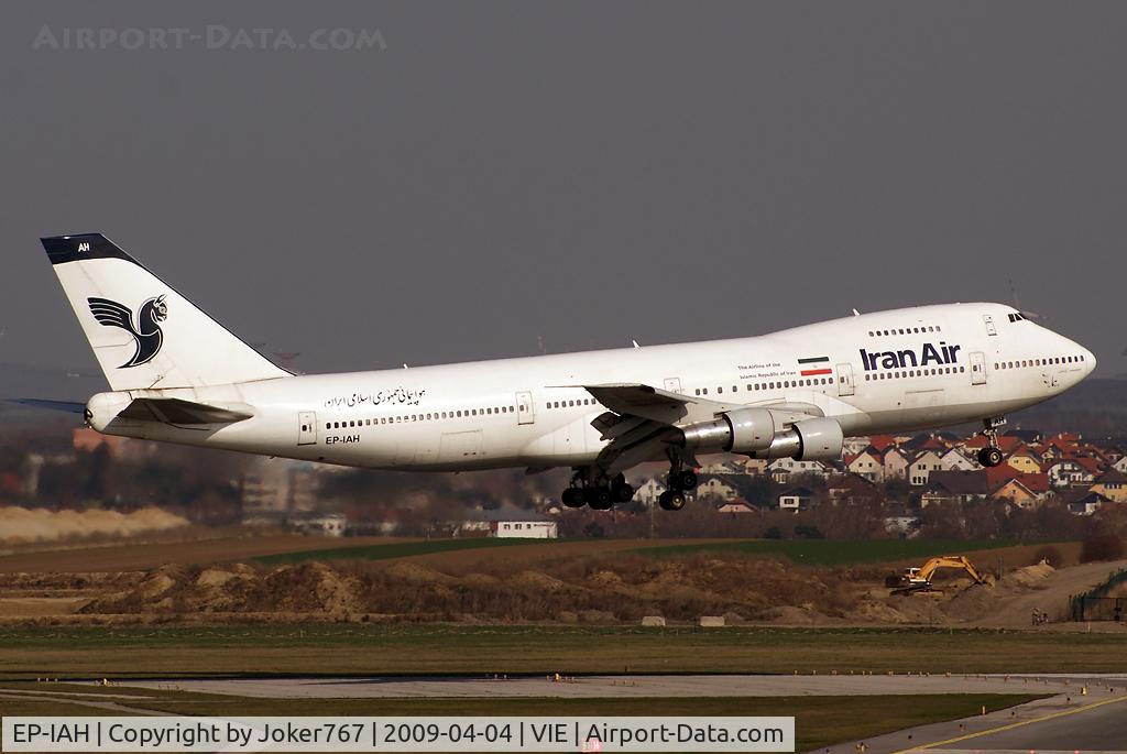 EP-IAH, 1976 Boeing 747-286M C/N 21218, Iran Air Boeing 747-286B(M)