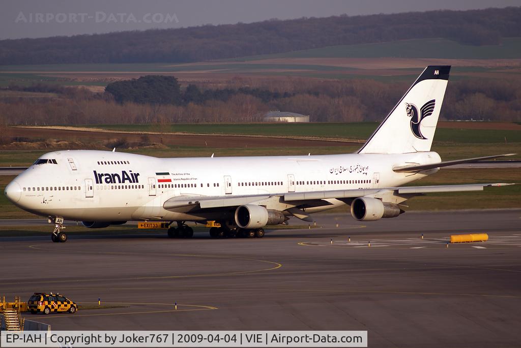 EP-IAH, 1976 Boeing 747-286M C/N 21218, Iran Air Boeing 747-286B(M)