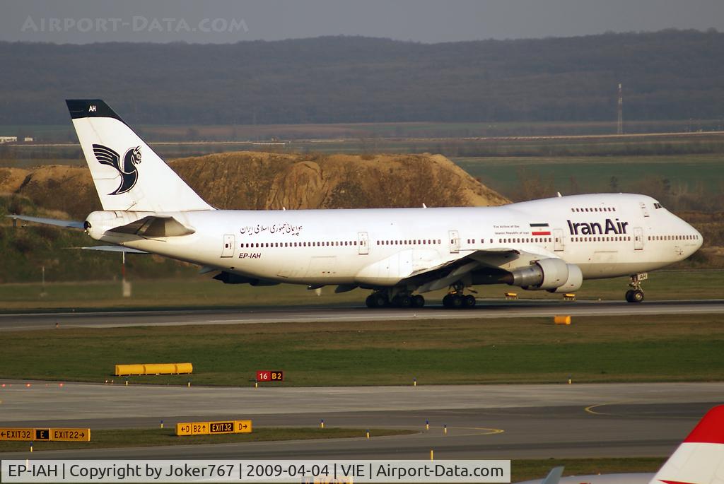 EP-IAH, 1976 Boeing 747-286M C/N 21218, Iran Air Boeing 747-286B(M)