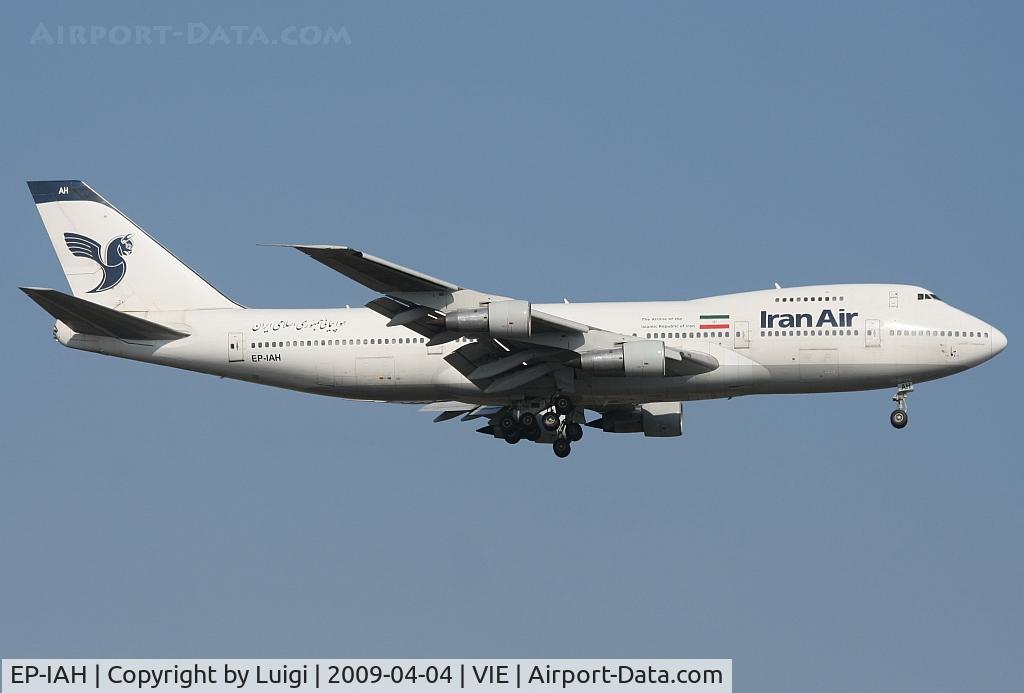 EP-IAH, 1976 Boeing 747-286M C/N 21218, Iran Air