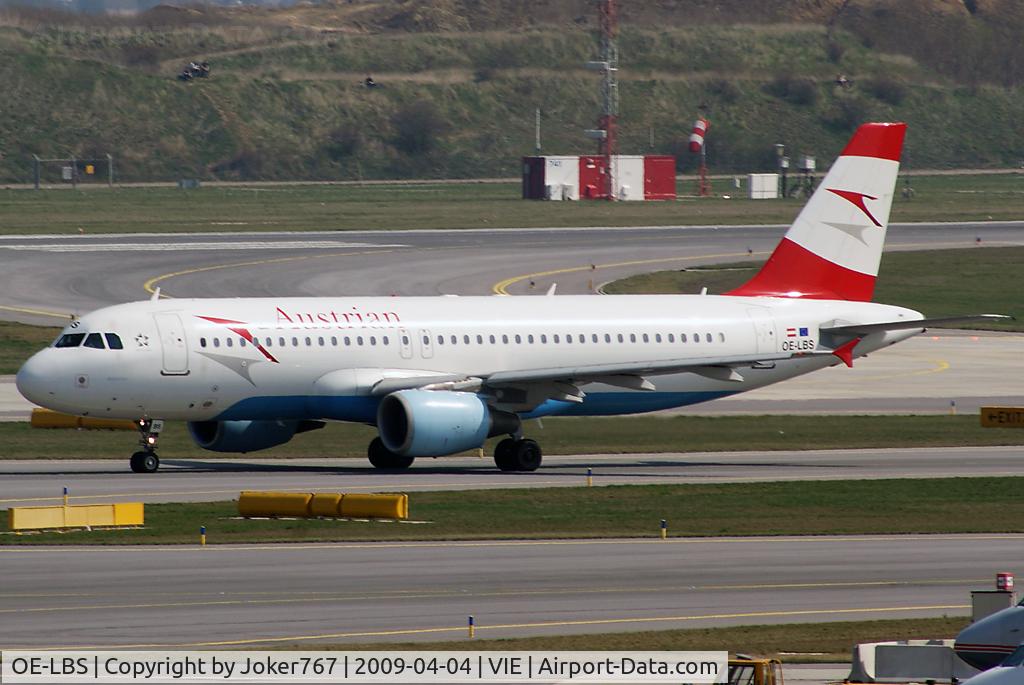 OE-LBS, 2000 Airbus A320-214 C/N 1189, Austrian Airlines Airbus A320-214