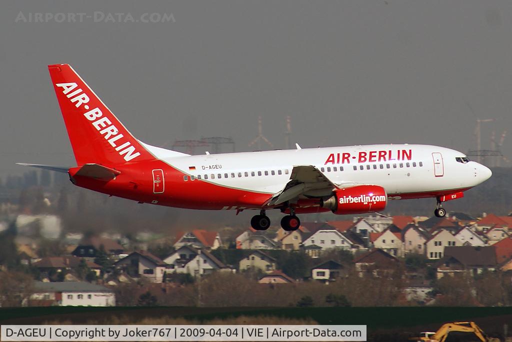 D-AGEU, 1998 Boeing 737-75B C/N 28104, Air Berlin Boeing 737-75B(WL)