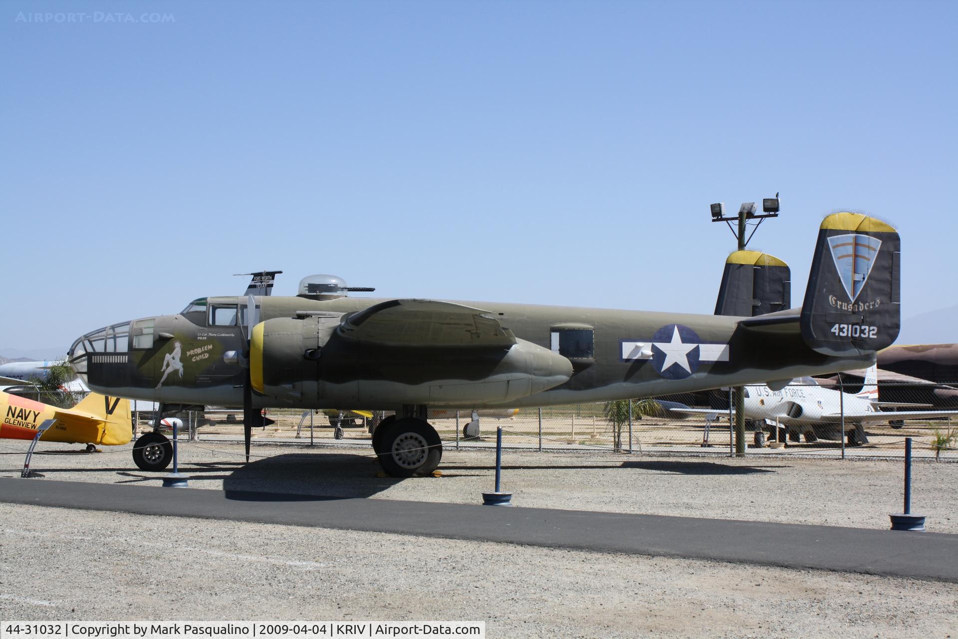 44-31032, 1944 North American B-25J Mitchell Mitchell C/N 108-35357, North American B-25J