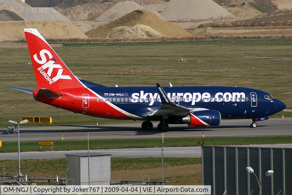 OM-NGJ, 2007 Boeing 737-76N C/N 34755, SkyEurope Airlines Boeing 737-76N(WL)