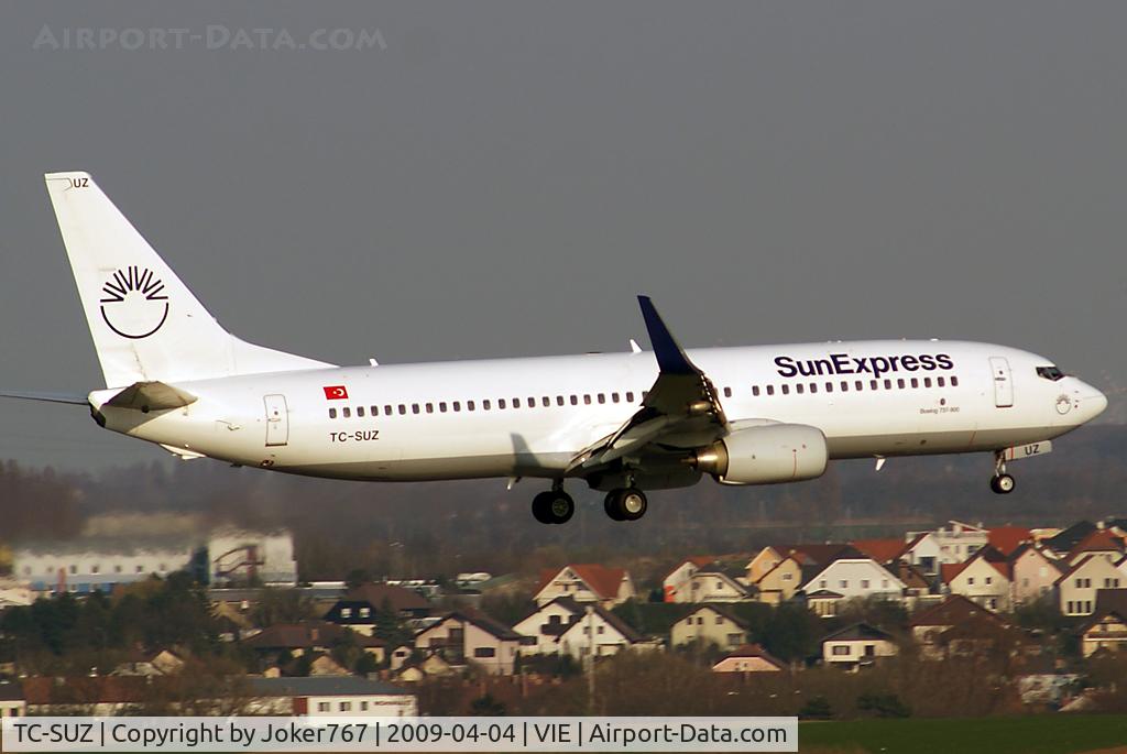 TC-SUZ, 2008 Boeing 737-8HX C/N 29649, SunExpress Boeing 737-8HX(WL)