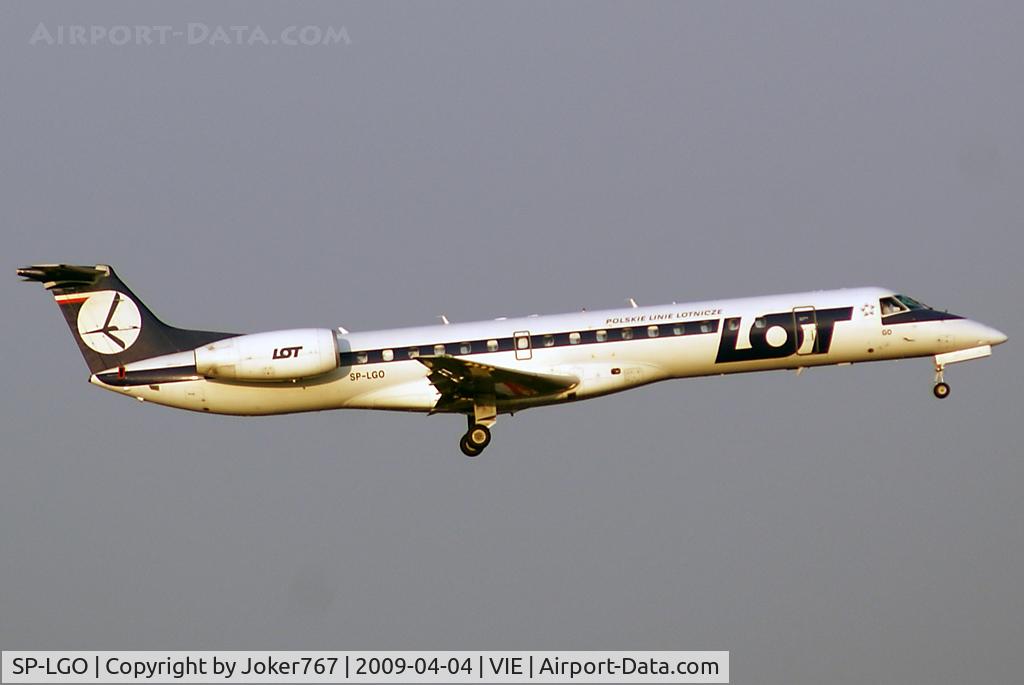 SP-LGO, 2002 Embraer EMB-145MP (ERJ-145MP) C/N 145560, LOT Polish Airlines Embraer ERJ-145 Regional Jet