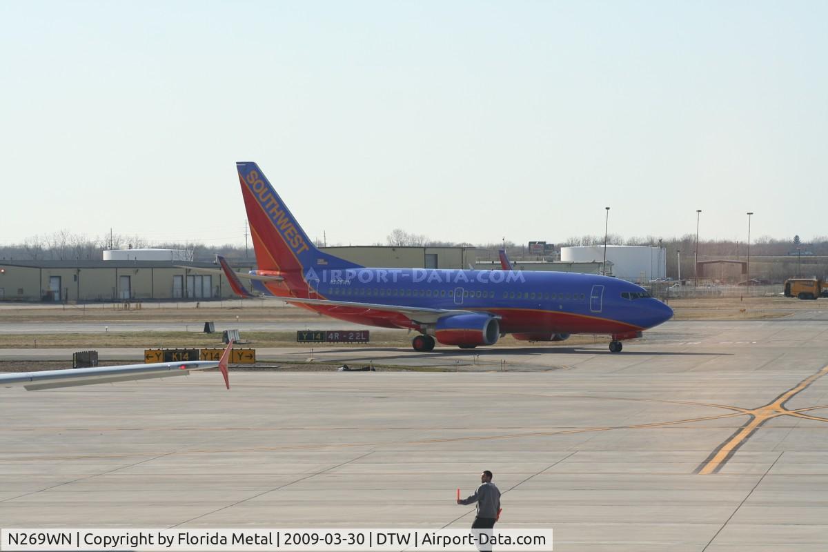 N269WN, 2007 Boeing 737-7H4 C/N 32526, Southwest 737-700