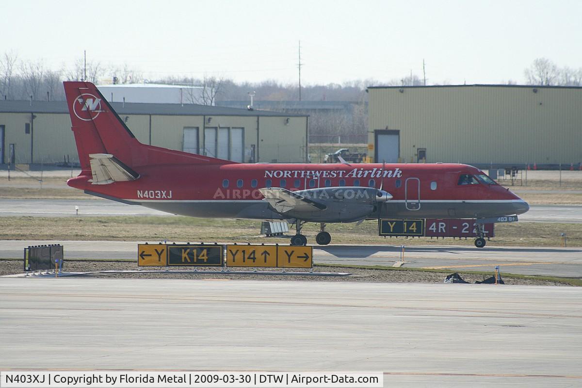 N403XJ, 1996 Saab 340B C/N 340B-403, Mesaba Saab 340