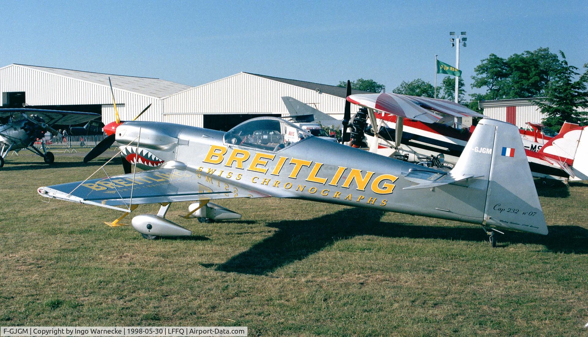 F-GJGM, Mudry CAP 232 C/N 07, Mudry CAP-232 at the Meeting Aerien 1998, La-Ferte-Alais, Cerny