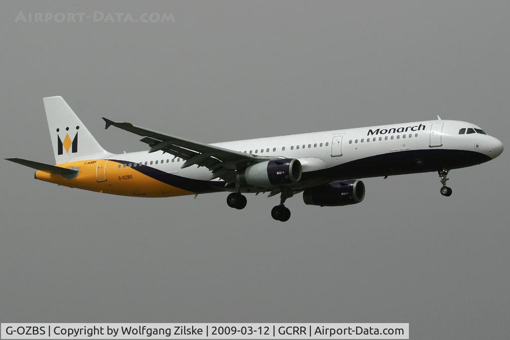 G-OZBS, 2001 Airbus A321-231 C/N 1428, visitor
