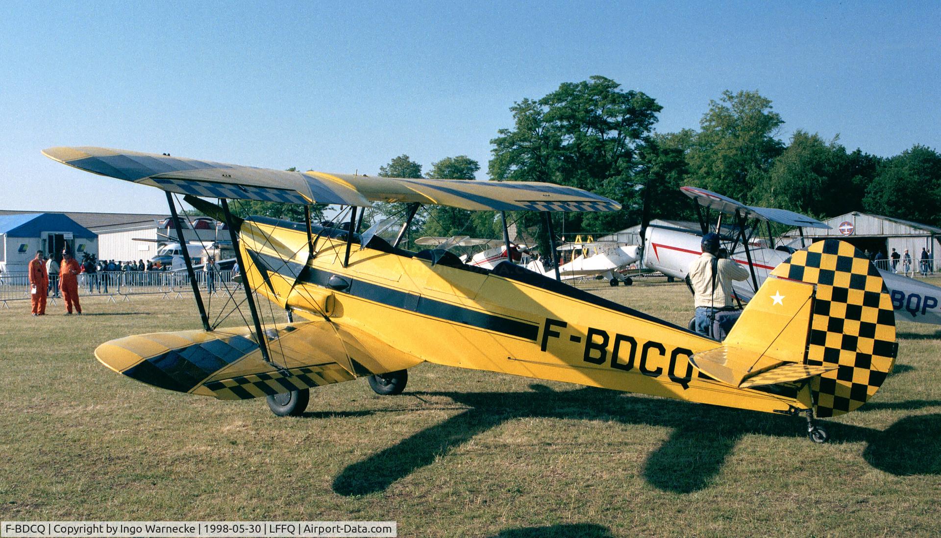 F-BDCQ, Stampe-Vertongen SV-4A C/N 546, Stampe-Vertongen (Nord SNCAN) SV-4A at the Meeting Aerien 1998, La-Ferte-Alais, Cerny