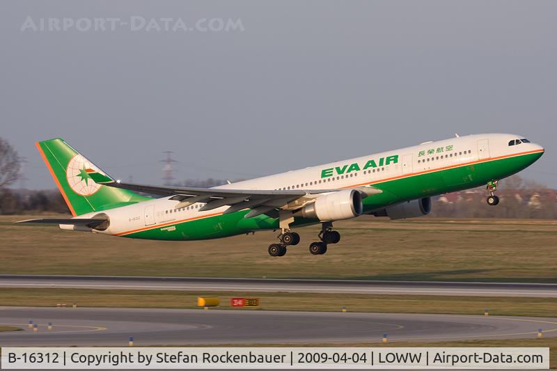 B-16312, 2006 Airbus A330-203 C/N 755, Late evening departure.