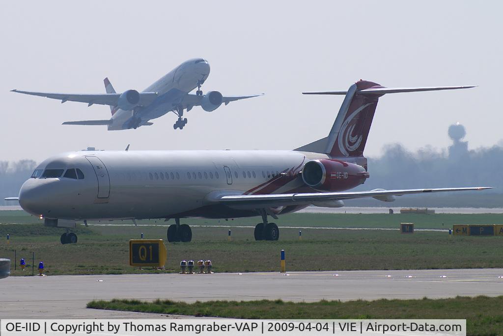 OE-IID, 1991 Fokker 100 (F-28-0100) C/N 11368, A Jet Fokker 100