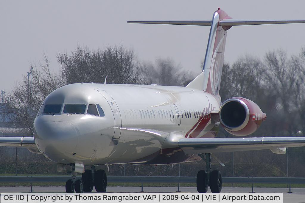 OE-IID, 1991 Fokker 100 (F-28-0100) C/N 11368, A Jet Fokker 100