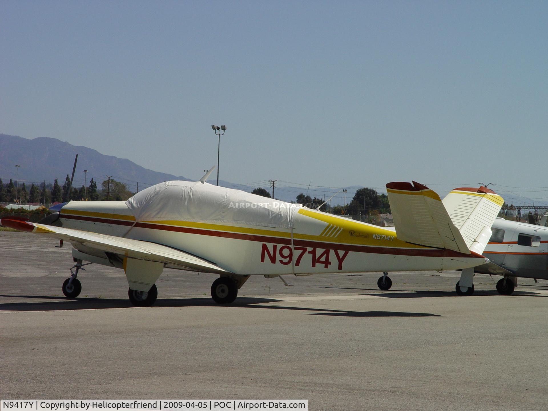N9417Y, 1960 Beech N35 Bonanza C/N D-6595, Parked by Howard Aviation