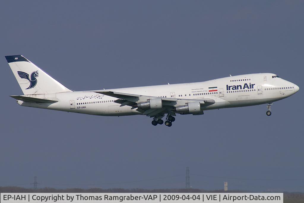 EP-IAH, 1976 Boeing 747-286M C/N 21218, Iran Air Boeing 747-200