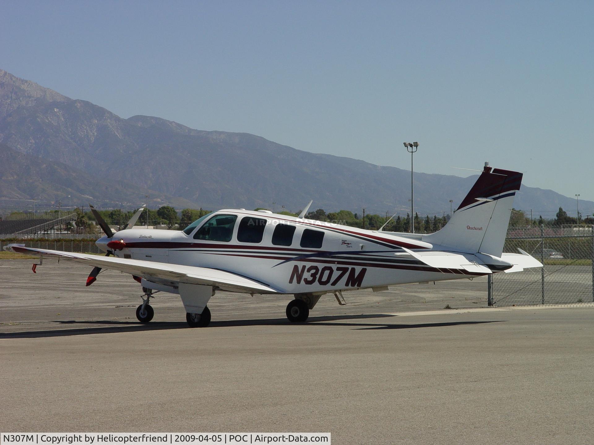 N307M, 1999 Raytheon Aircraft Company B36TC Bonanza C/N EA-650, Parked at Howard Aviation