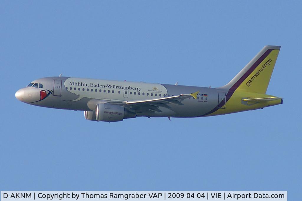 D-AKNM, 1999 Airbus A319-112 C/N 1089, Germanwings Airbus A319