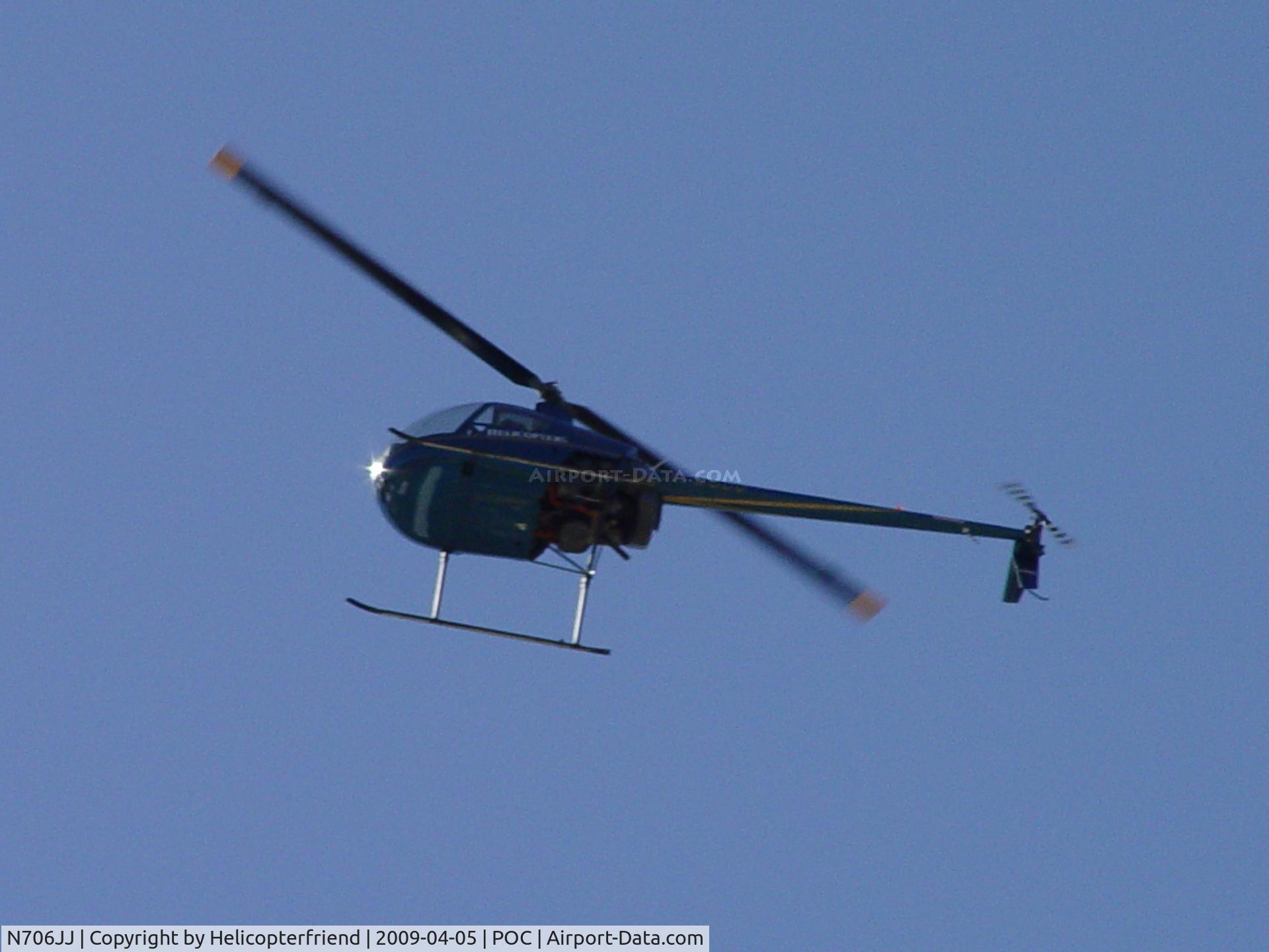 N706JJ, 2008 Robinson R22 C/N 4306, Inbound 8R to east helipad