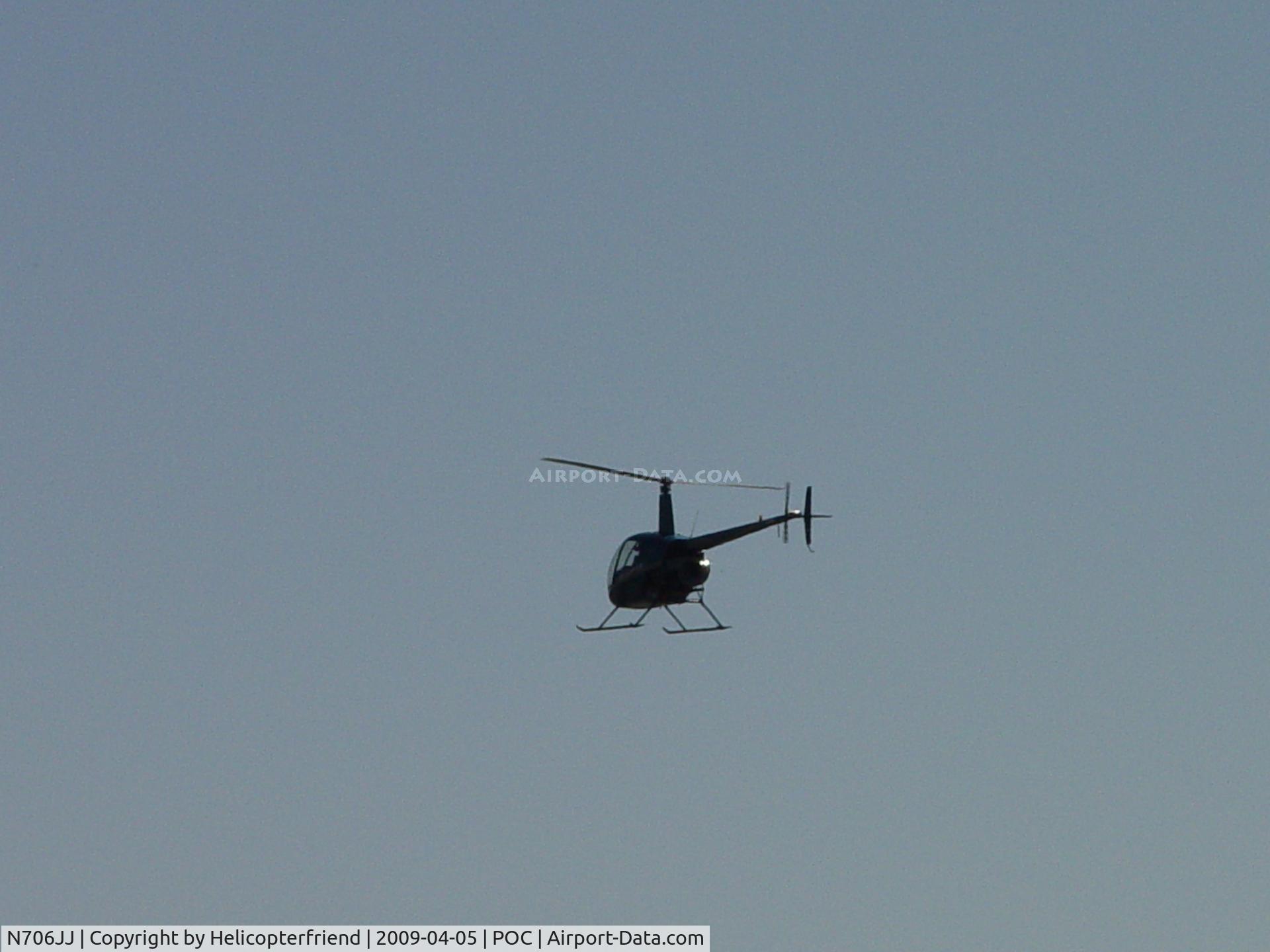 N706JJ, 2008 Robinson R22 C/N 4306, Slowing down for landing