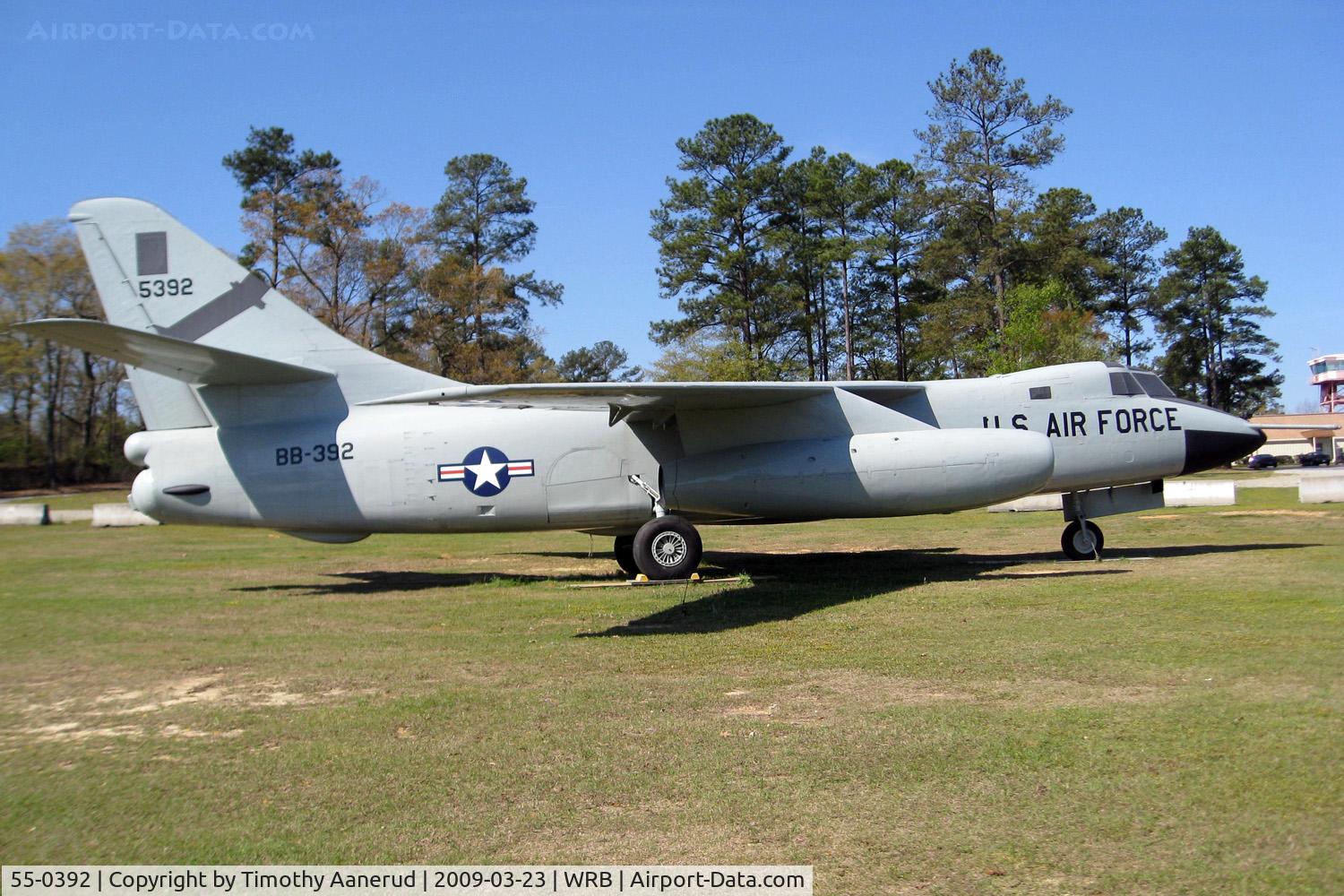 55-0392, 1955 Douglas WB-66D Destroyer C/N 45024, Museum of Aviation, Robins AFB