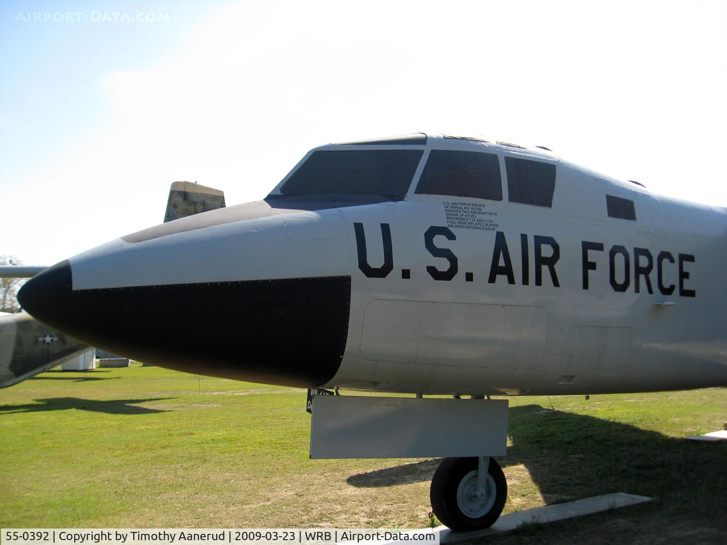 55-0392, 1955 Douglas WB-66D Destroyer C/N 45024, Museum of Aviation, Robins AFB