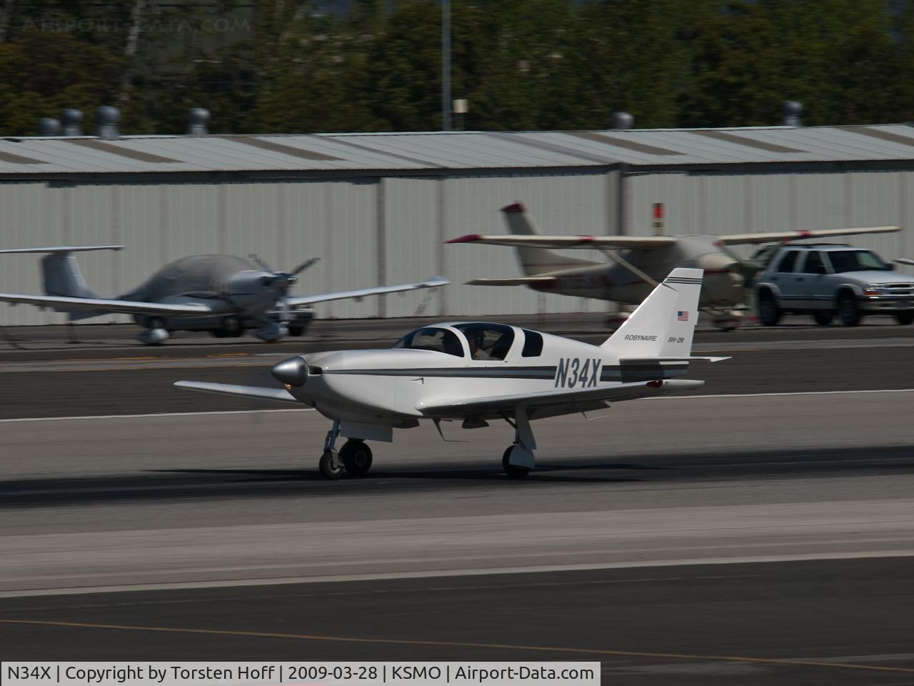 N34X, 1987 Stoddard-Hamilton Glasair SH-2R C/N 653, N34X departing from RWY 21