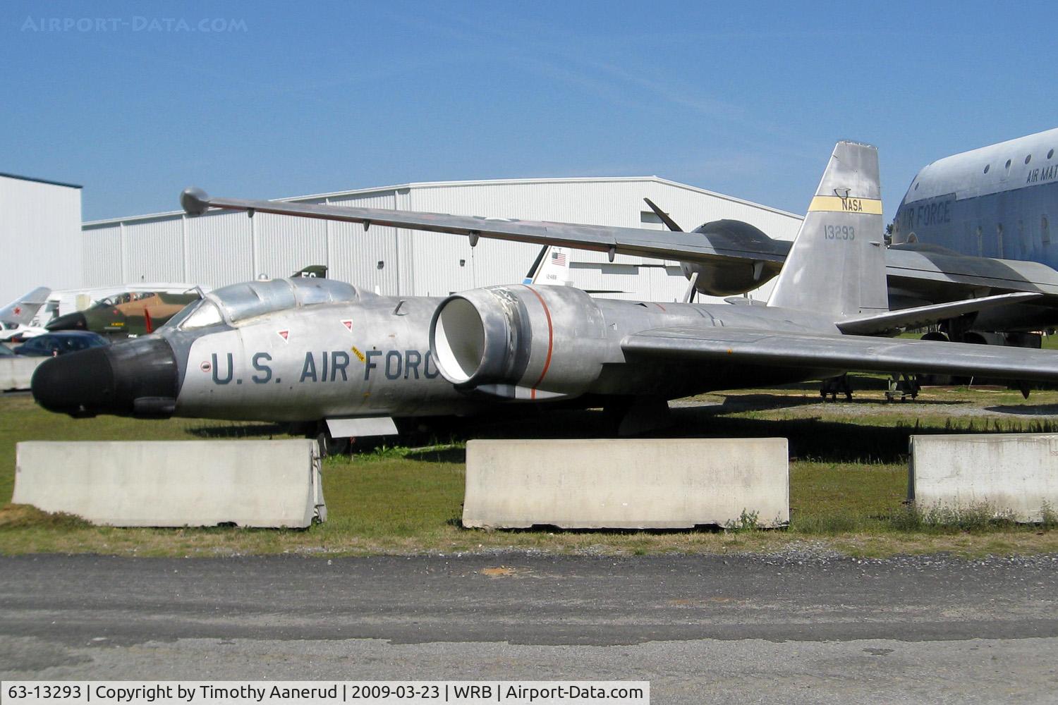 63-13293, 1952 Martin WB-57F Canberra C/N 173, Martin/General Dynamics WB-57F, was B-57B 52-1583, Museum of Aviation, Robins AFB