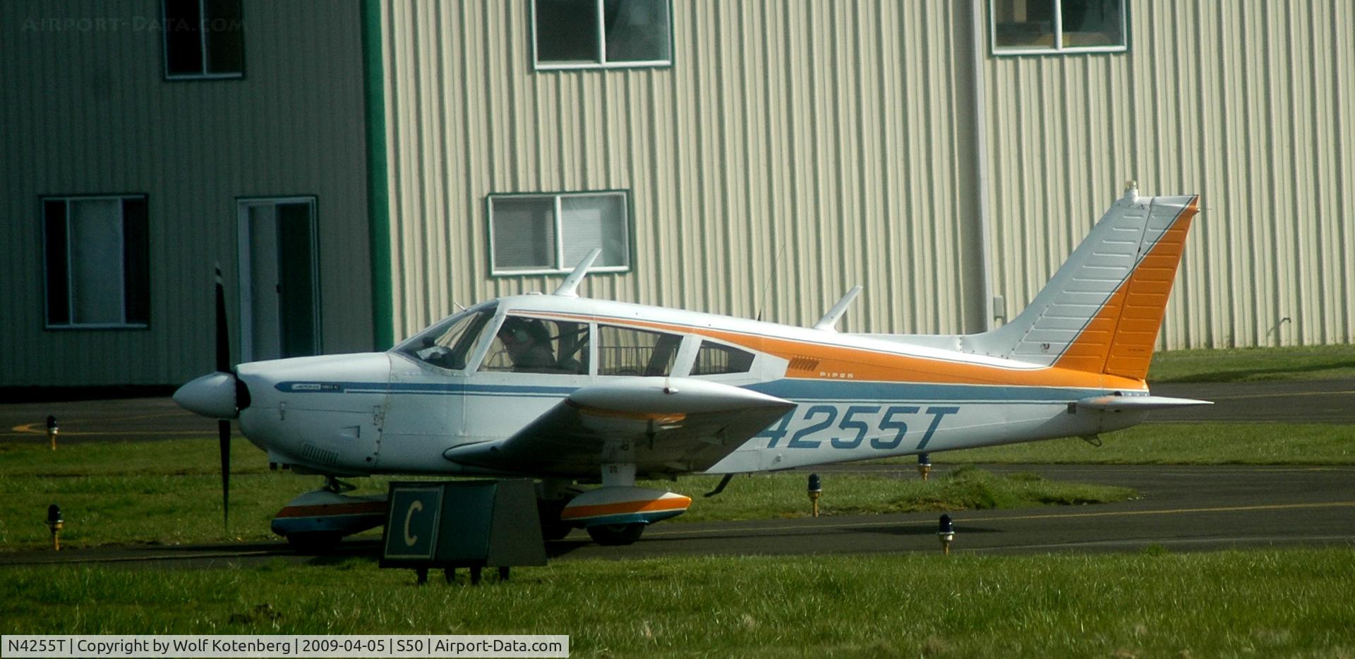 N4255T, 1971 Piper PA-28-180 C/N 28-7205122, on apron