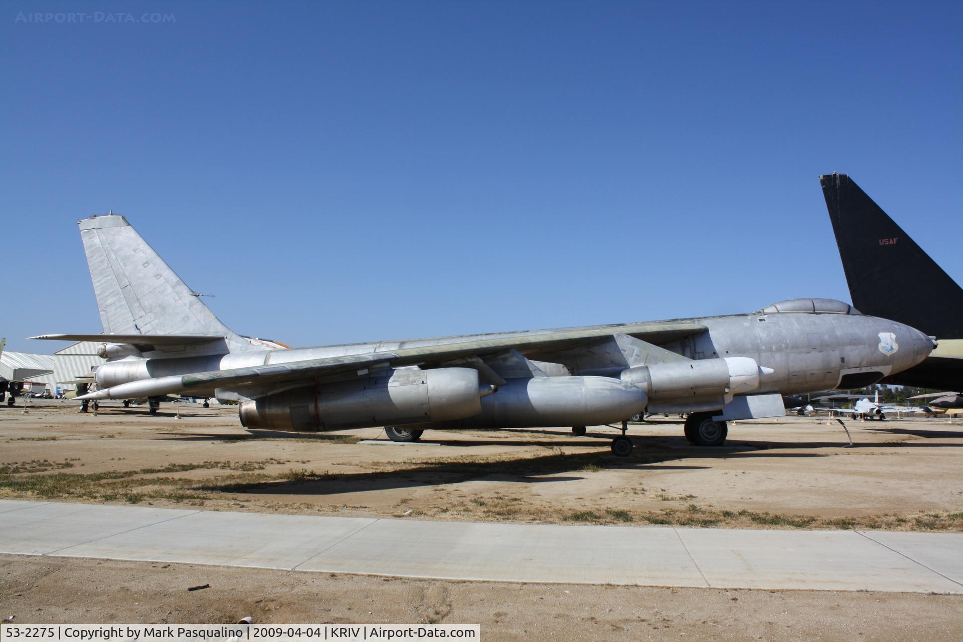 53-2275, 1953 Boeing B-47E Stratojet C/N 4501088, Boeing B-47E