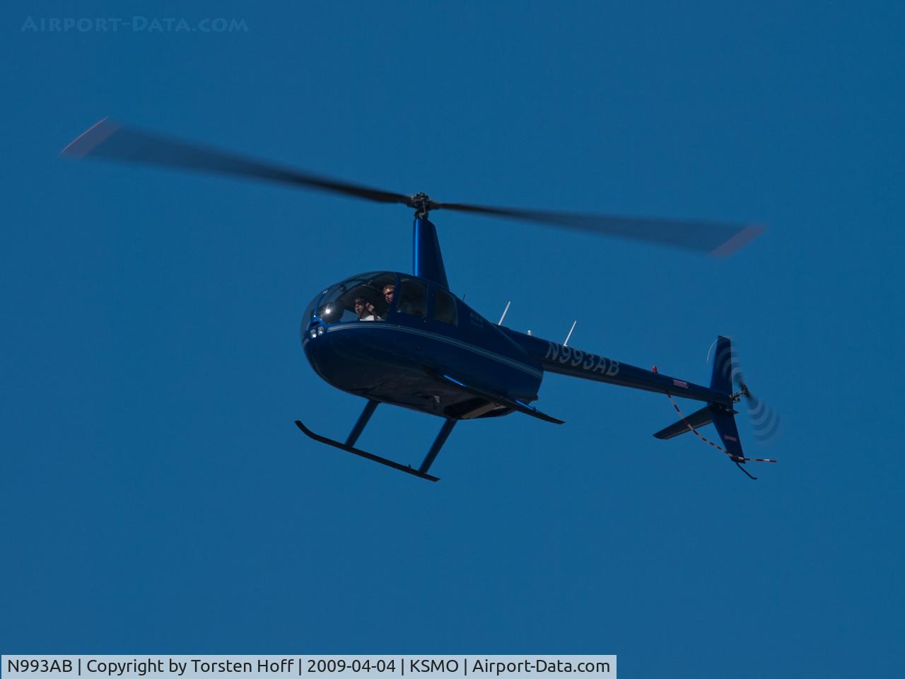 N993AB, Robinson R44 Raven II C/N 12721, N993AB arriving on RWY 21