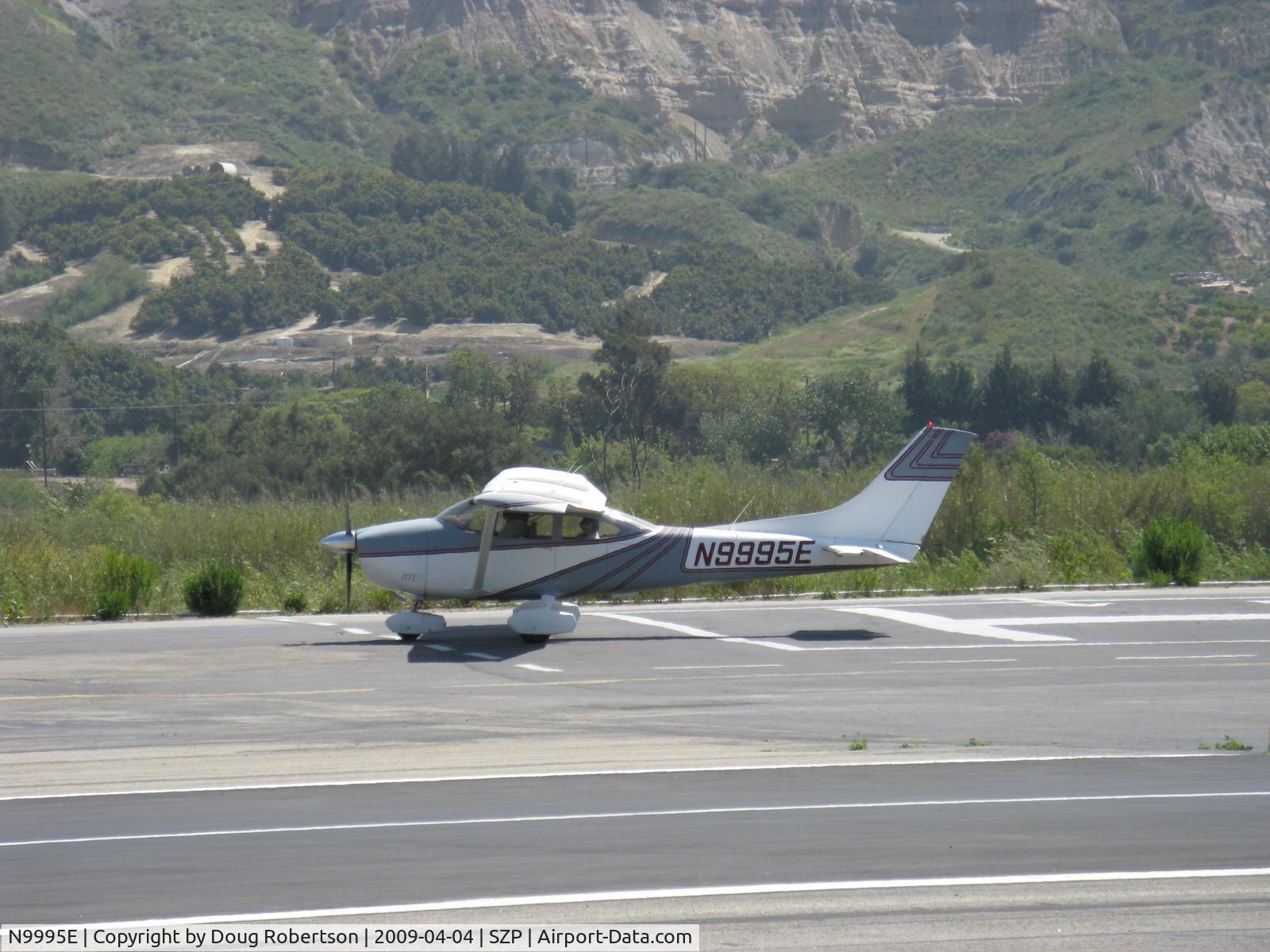N9995E, 1975 Cessna 182P Skylane C/N 18264055, 1975 Cessna 182P SKYLANE, Continental O-470-S 230 Hp, taxi back