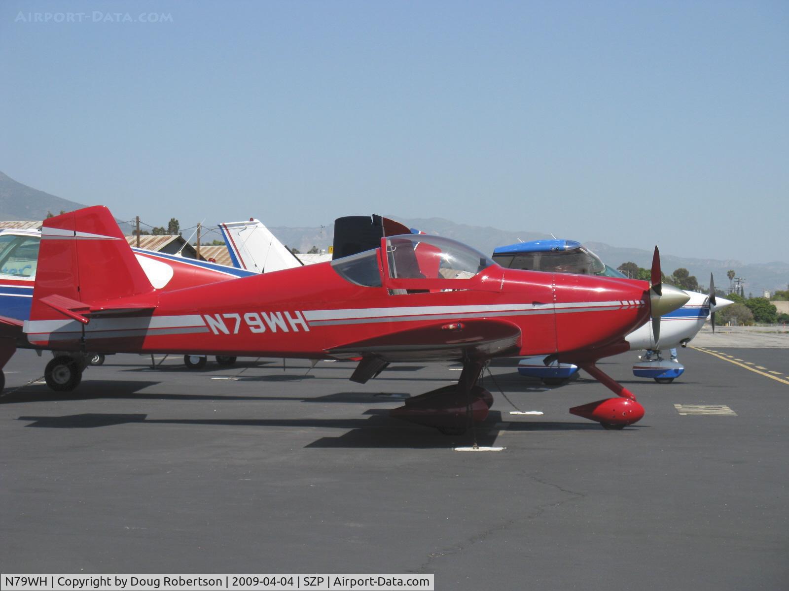 N79WH, 1998 Vans RV-6A C/N 21611, 1998 Hastings VAN's RV-6A, Lycoming O-320