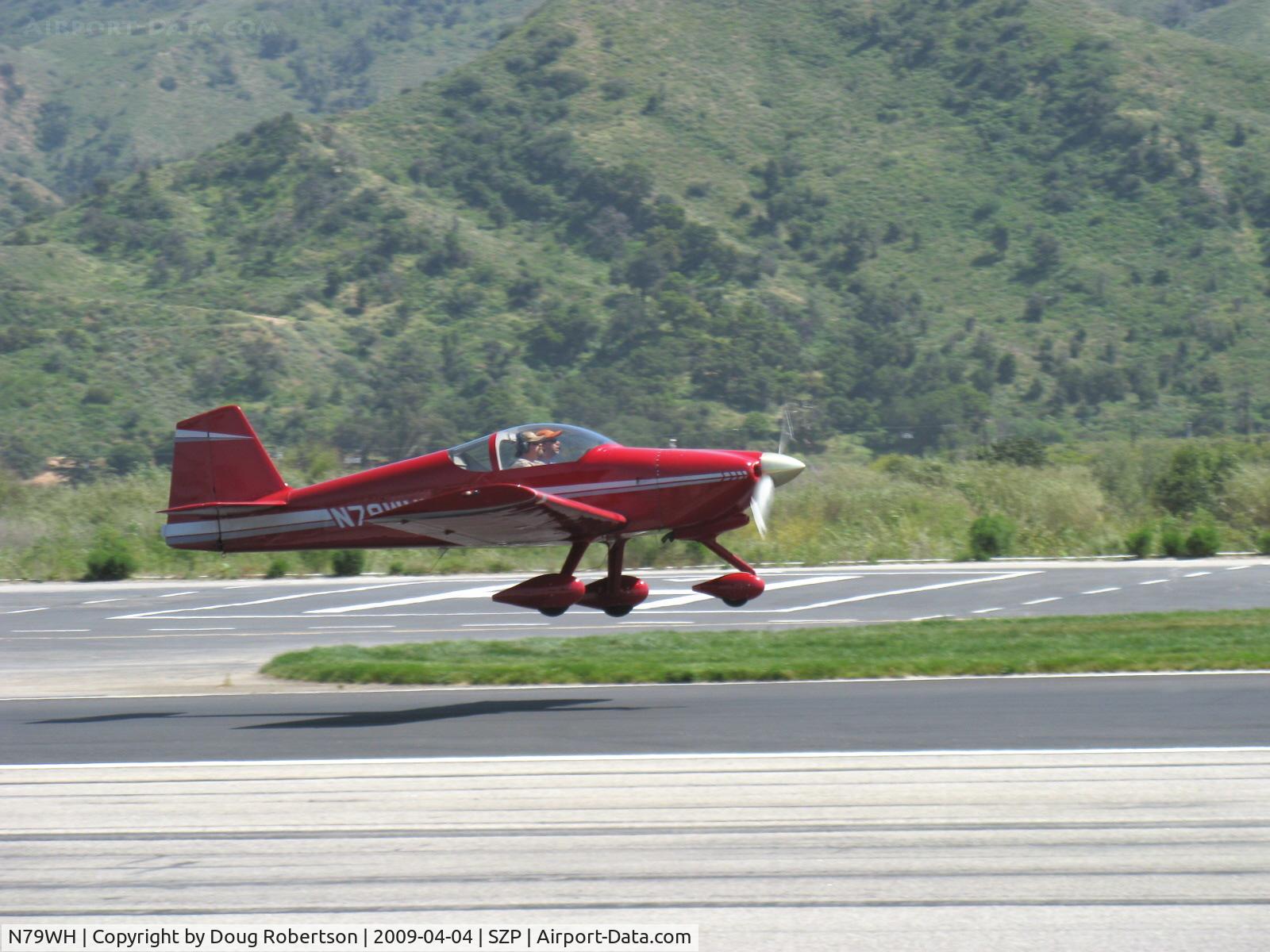 N79WH, 1998 Vans RV-6A C/N 21611, 1998 Hastings VAN's RV-6A, Lycoming O-320, takeoff climb Rwy 22