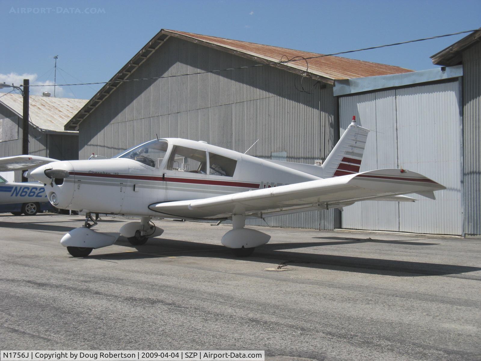 N1756J, 1968 Piper PA-28-140 C/N 28-24175, 1968 Piper PA-28-140 CHEROKEE, Lycoming O-320-E2A 150 Hp