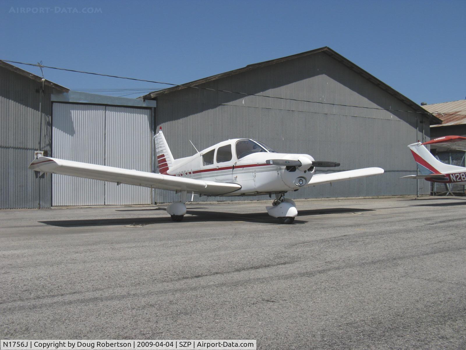 N1756J, 1968 Piper PA-28-140 C/N 28-24175, 1968 Piper PA-28-140 CHEROKEE, Lycoming O-320-E2A 150 Hp