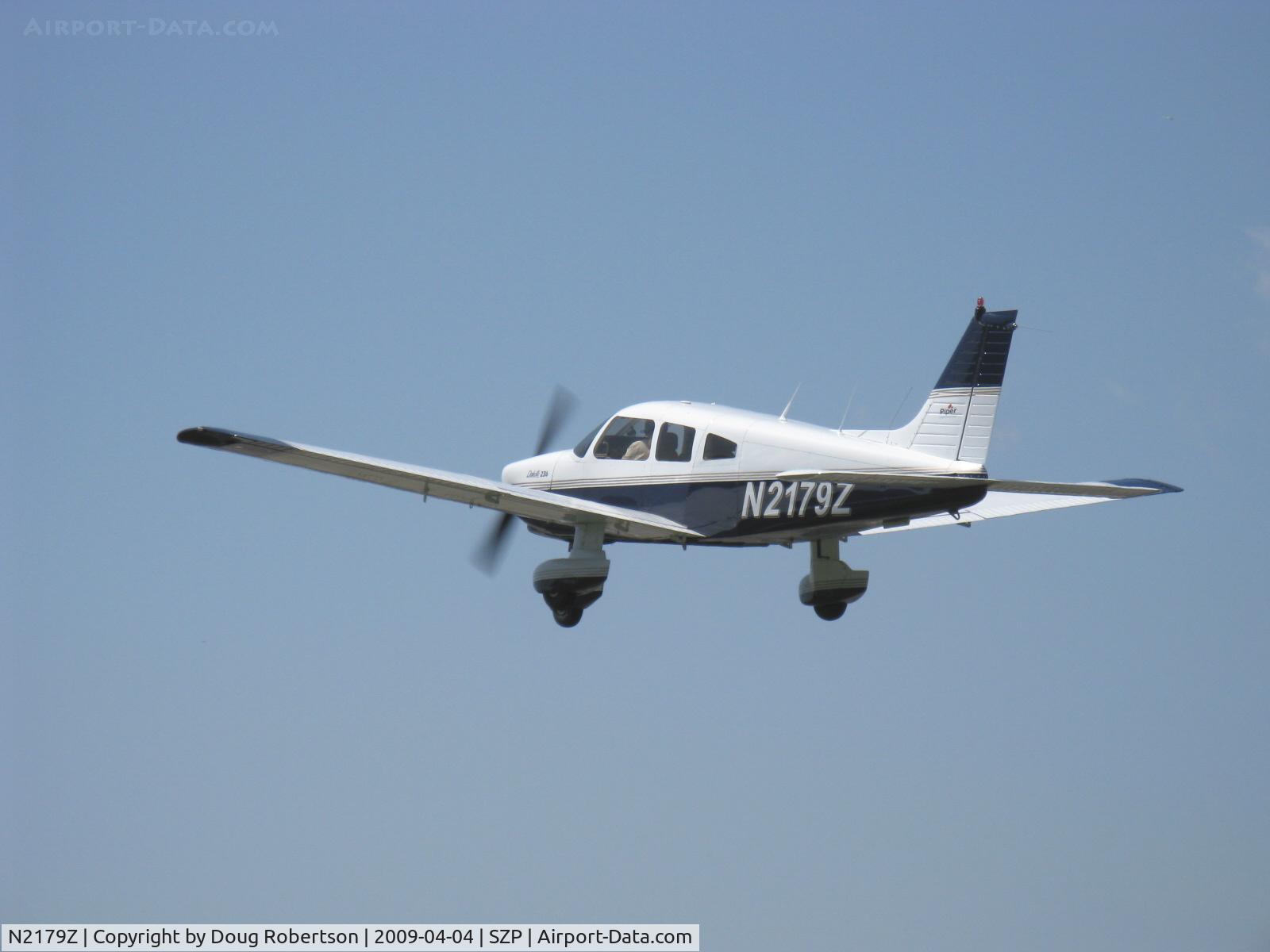 N2179Z, 1979 Piper PA-28-236 Dakota C/N 28-7911157, 1979 Piper PA-28-236 DAKOTA, Lycoming O-540-J3A5D 235 Hp, takeoff climb Rwy 22