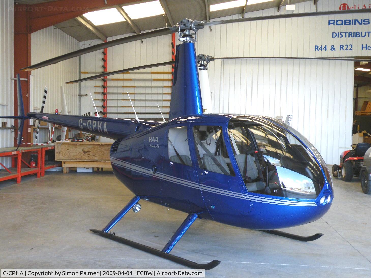 G-CPHA, 2008 Robinson R44 Raven II C/N 12641, Robin R44 Raven at Wellesbourne